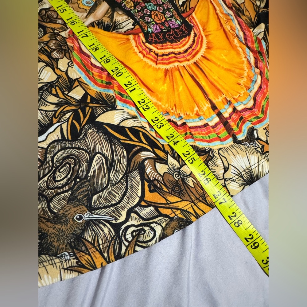 Vibrant Artistic Women's Tee - Picture 4 of 5